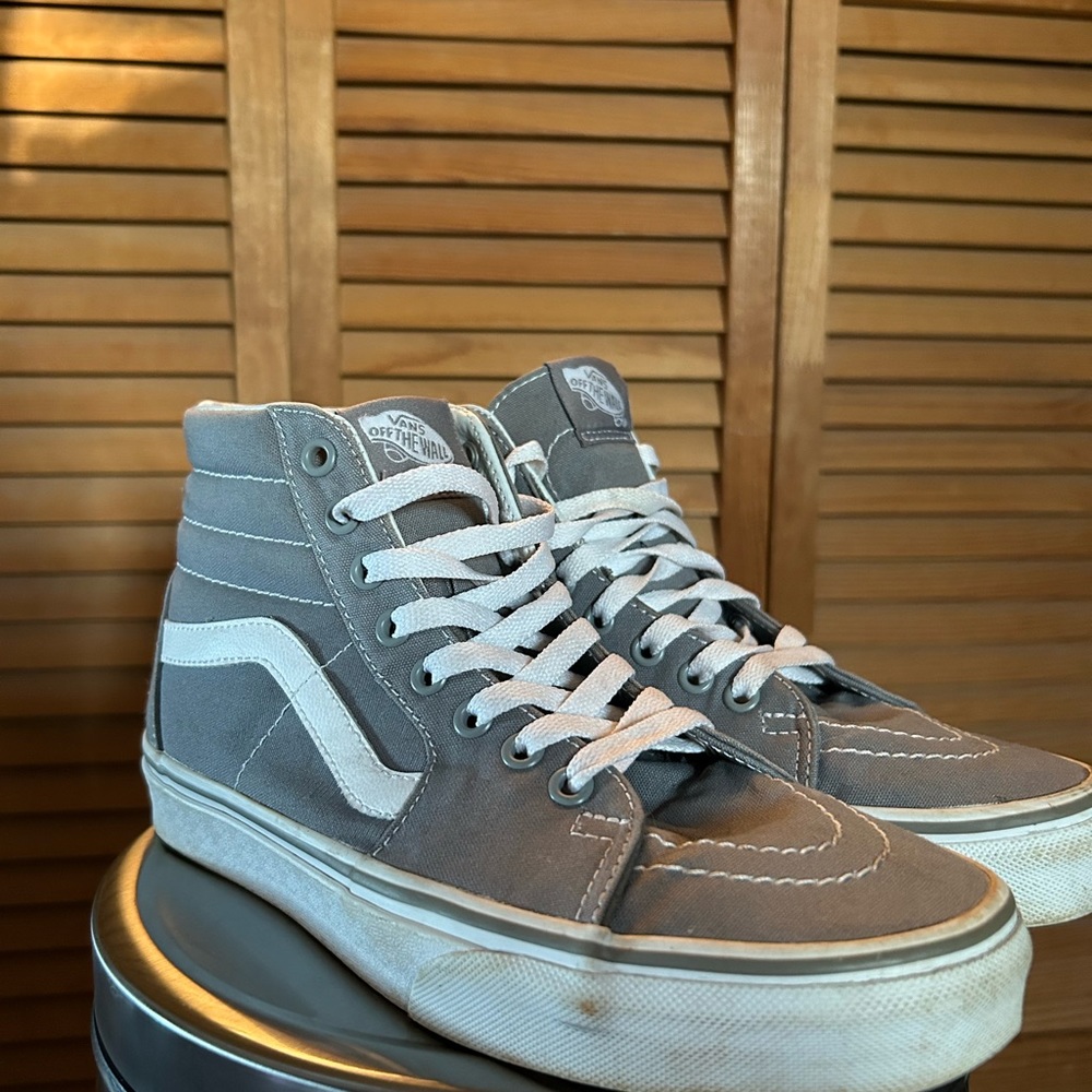 Grey Vans sneakers